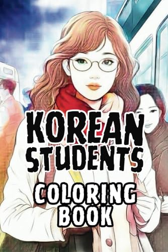 Korean Students Coloring Book: Stress Relief Activity Gift for Adults