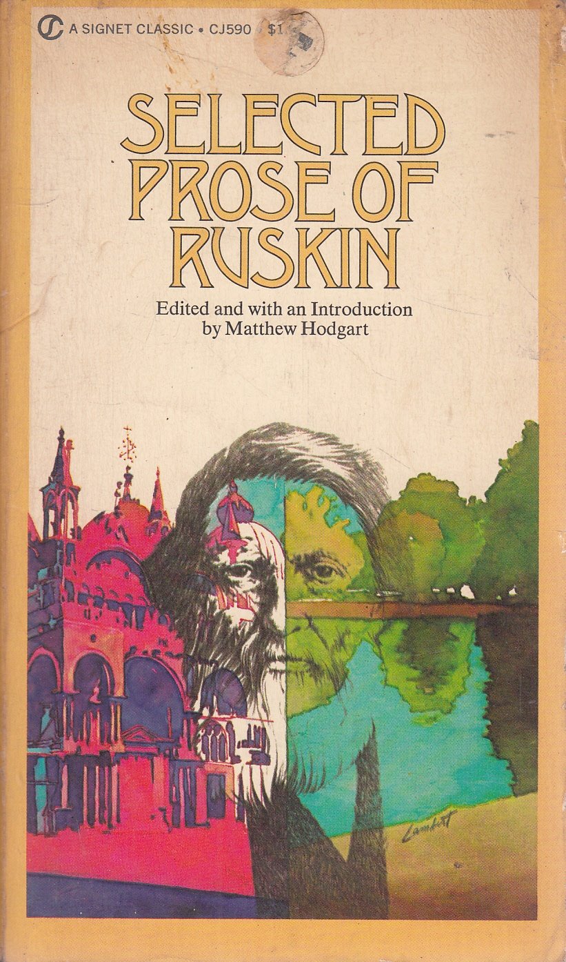 Ruskin, The Selected Prose of book cover