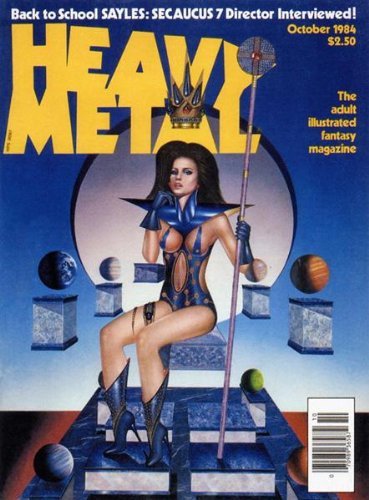 Heavy Metal, October 1984 book cover