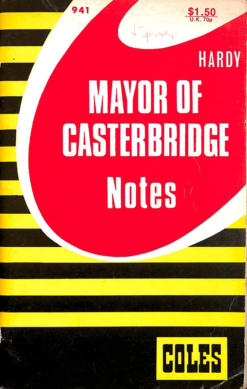 Coles Notes The Mayor of Casterbridge book cover