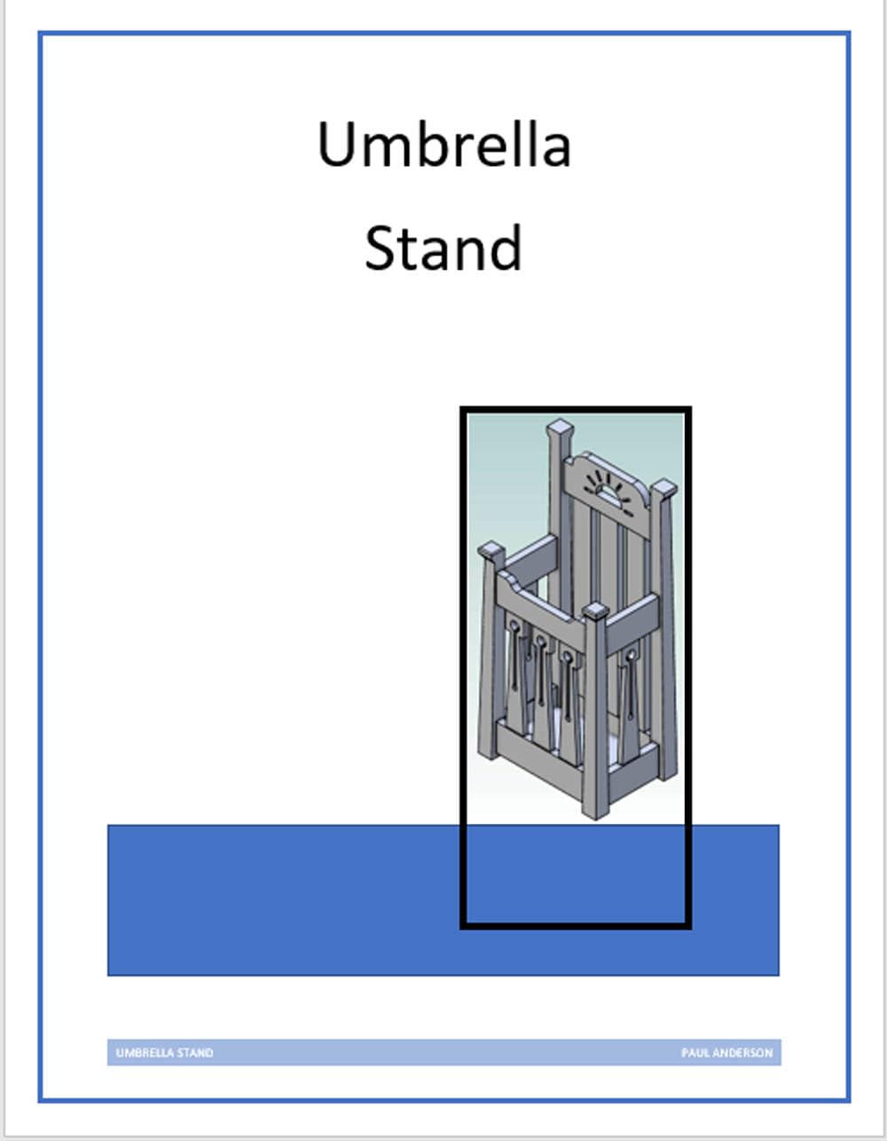 Umbrella Stand by Paul Anderson Goodreads