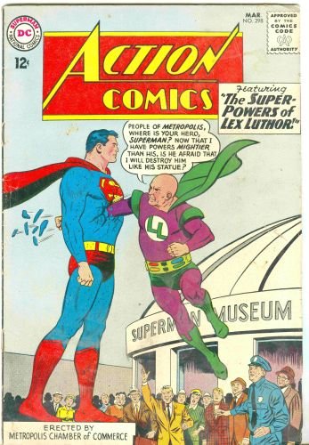Action Comics book cover