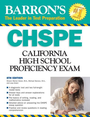Barron's CHSPE: California High School Proficiency Exam by Green M.A ...