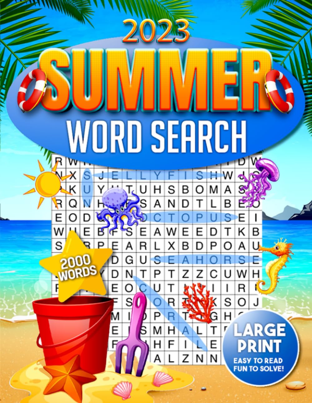 Summer Word Search Large Print The Ultimate Search Puzzles Collection
