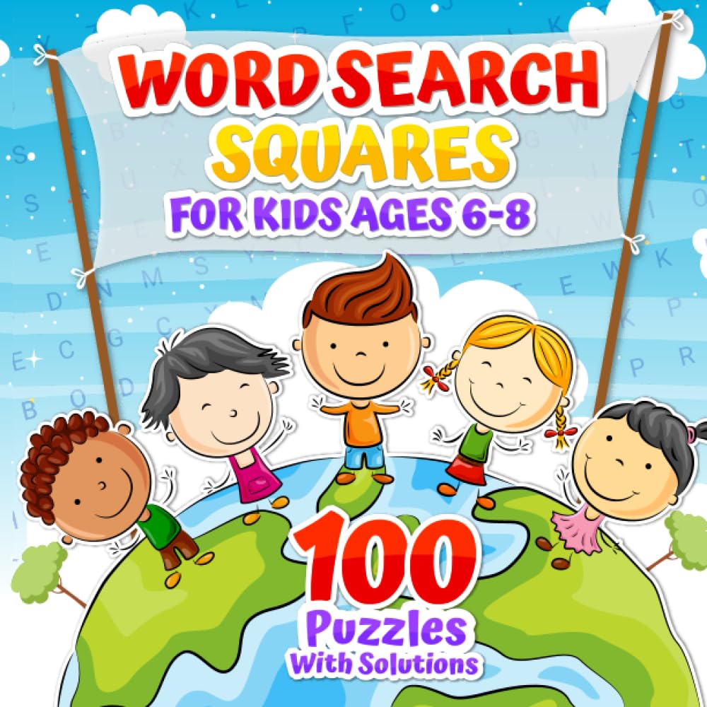 Word Search for Kids ages 6-8 100 Puzzles: Calming Word Search Activity ...