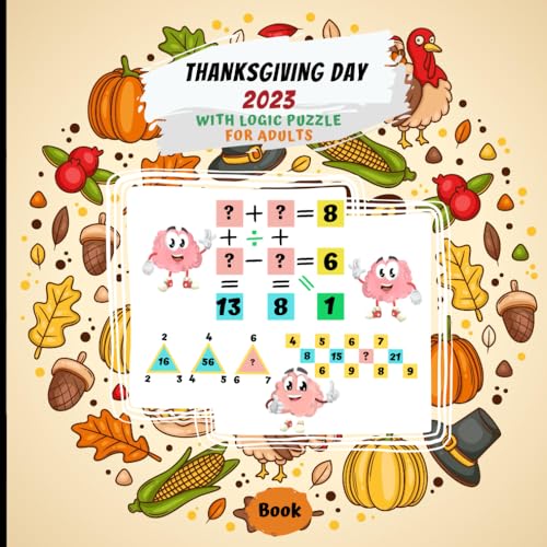 Thanksgiving Day 2023 with logic puzzle for Adults The fourth Thursday