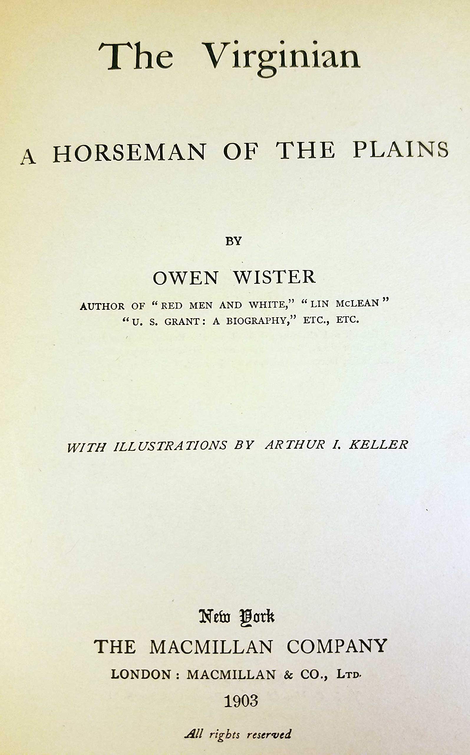 The Virginian. by Owen Wister | Goodreads