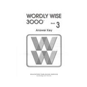 Wordly Wise 3000 Book 3 Answer Key By Kenneth Hodkinson Goodreads