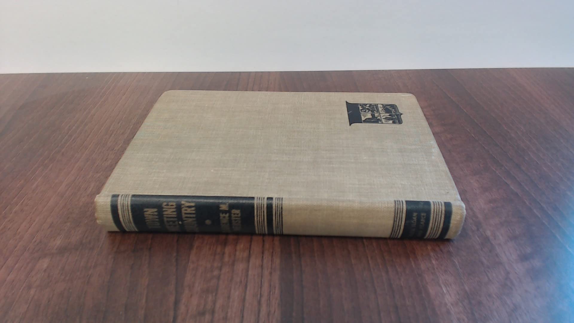 Town meeting country, book cover