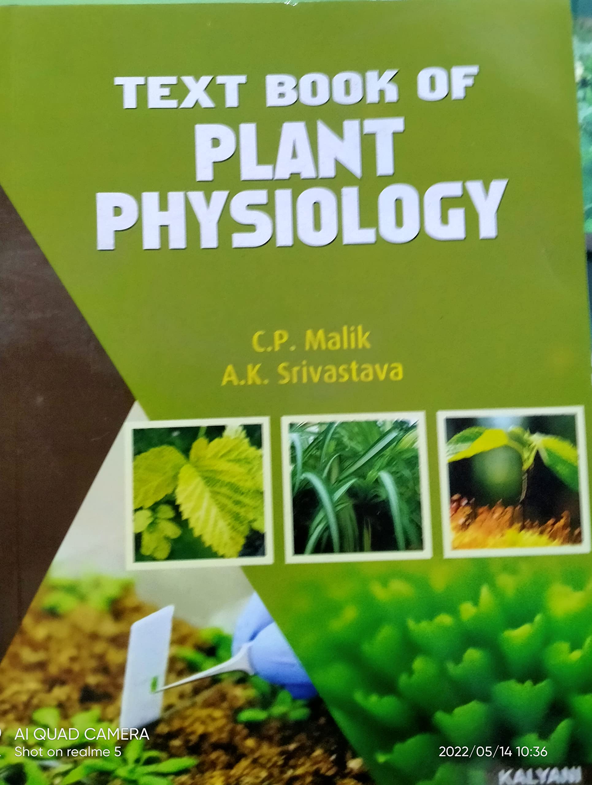 Textbook of Plant Physiology by Srivastava A.K. Malik C.P. Goodreads