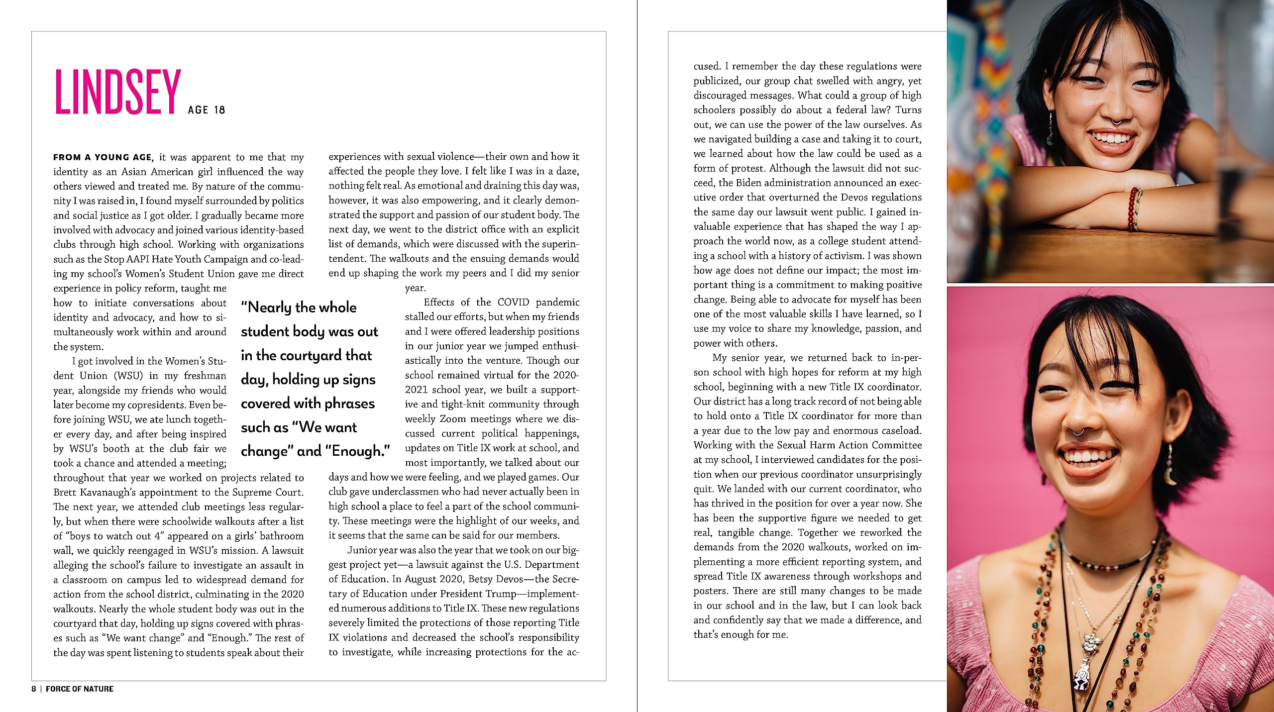 Force of Nature: A Celebration of Girls and Women Raising Their Voices