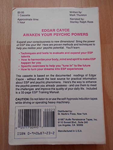 Awaken Your Psychic Powers by Edgar Evans Cayce | Goodreads