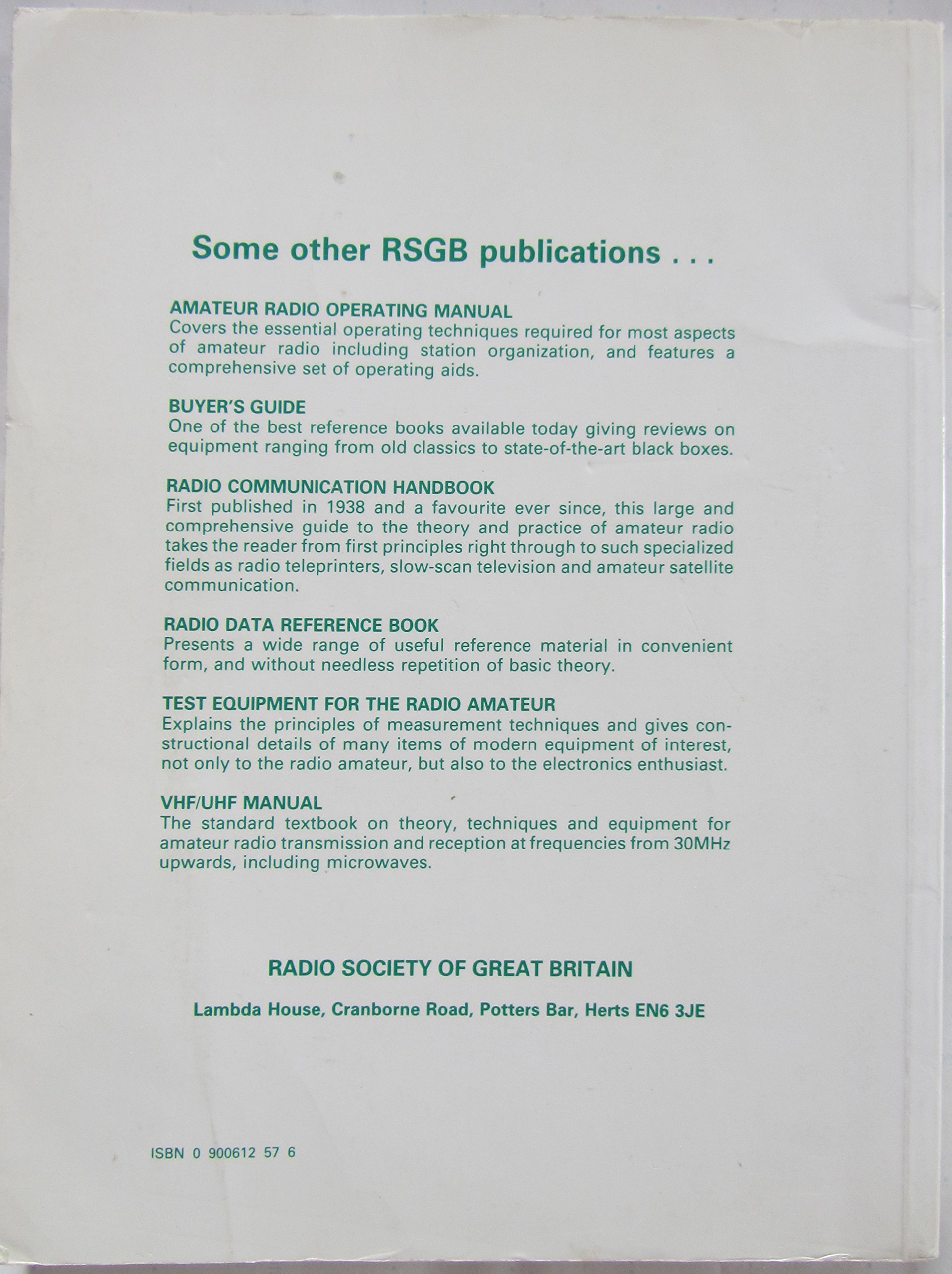 HF Antennas For All Locations by L.A. Moxon Goodreads