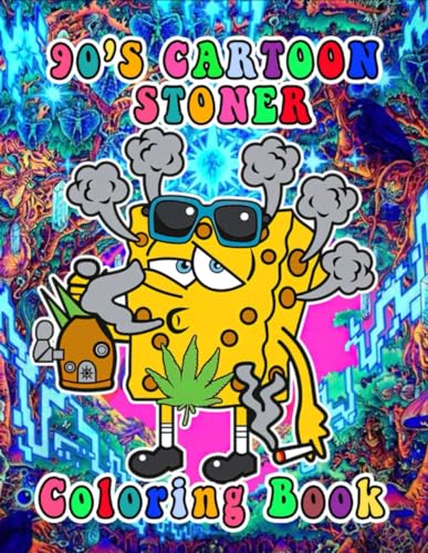 90's Cartoon Stoner Coloring Book: An Amazing Coloring Pages To Have ...