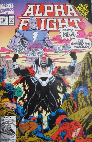 Alpha Flight , Vol. 1, No. 112, September, 1992 book cover