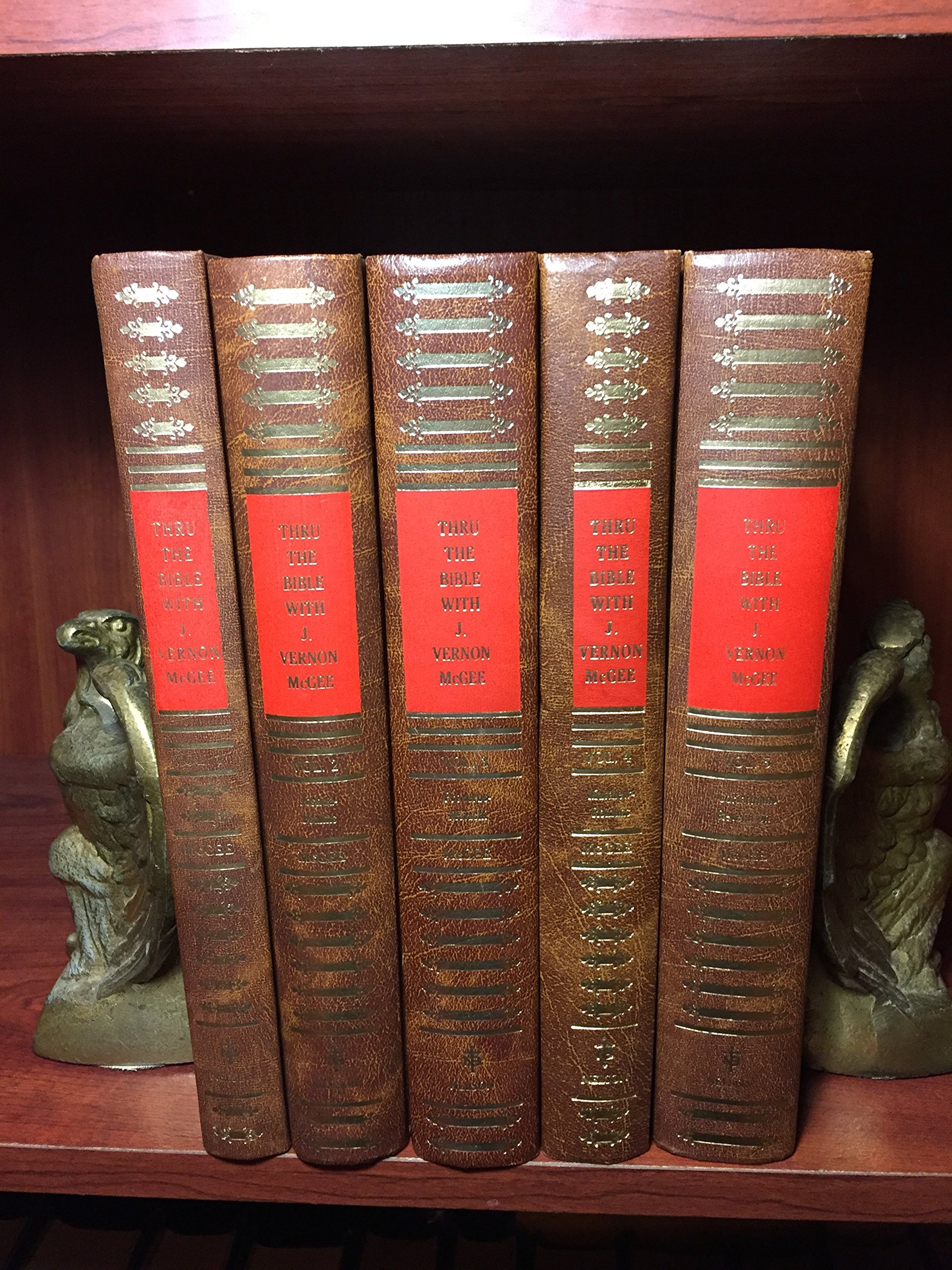 Thru The Bible With J Vernon Mcgee 5 Volume Set By J Vernon Mcgee