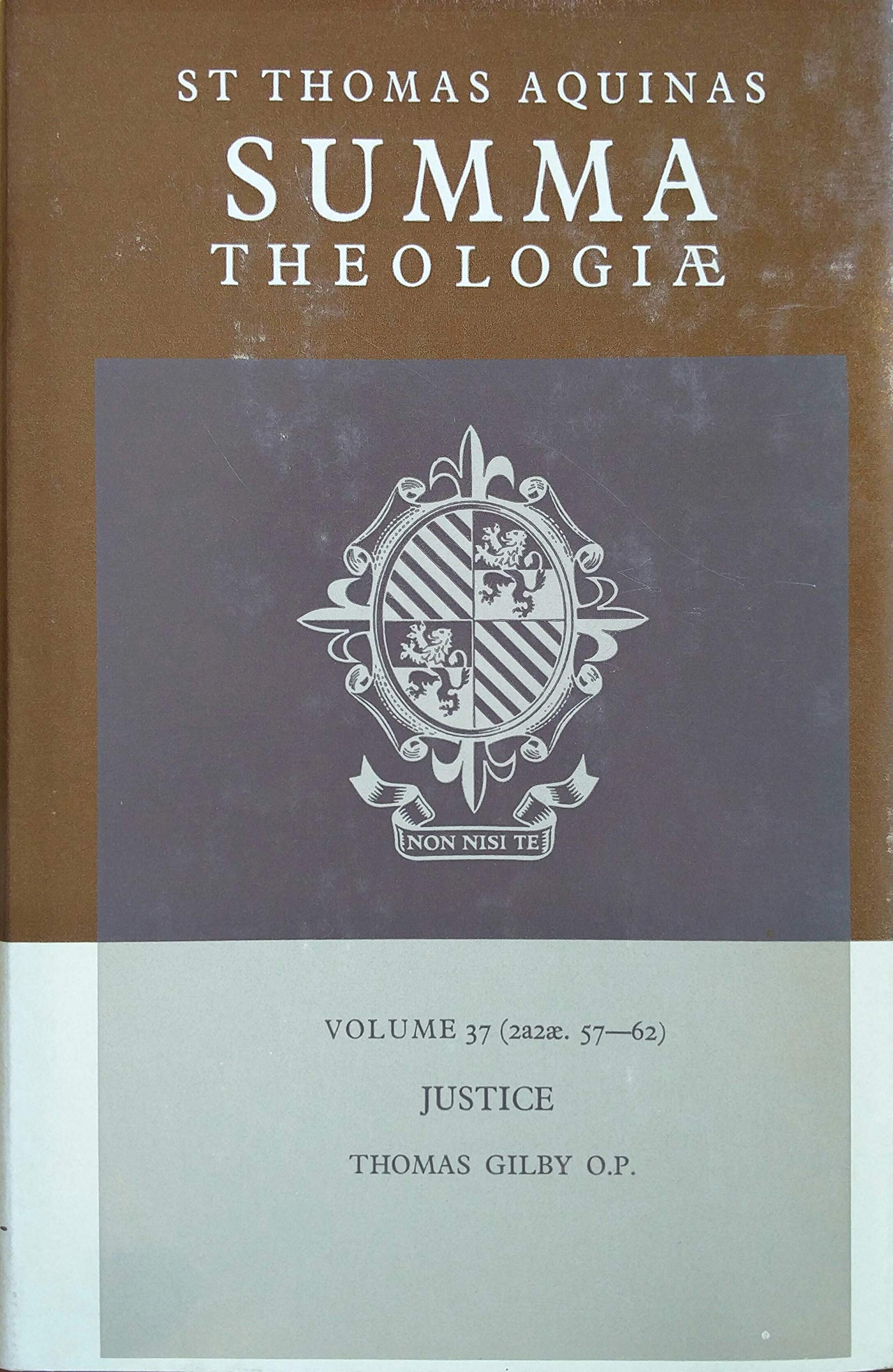 Summa Theologiae 37 book cover