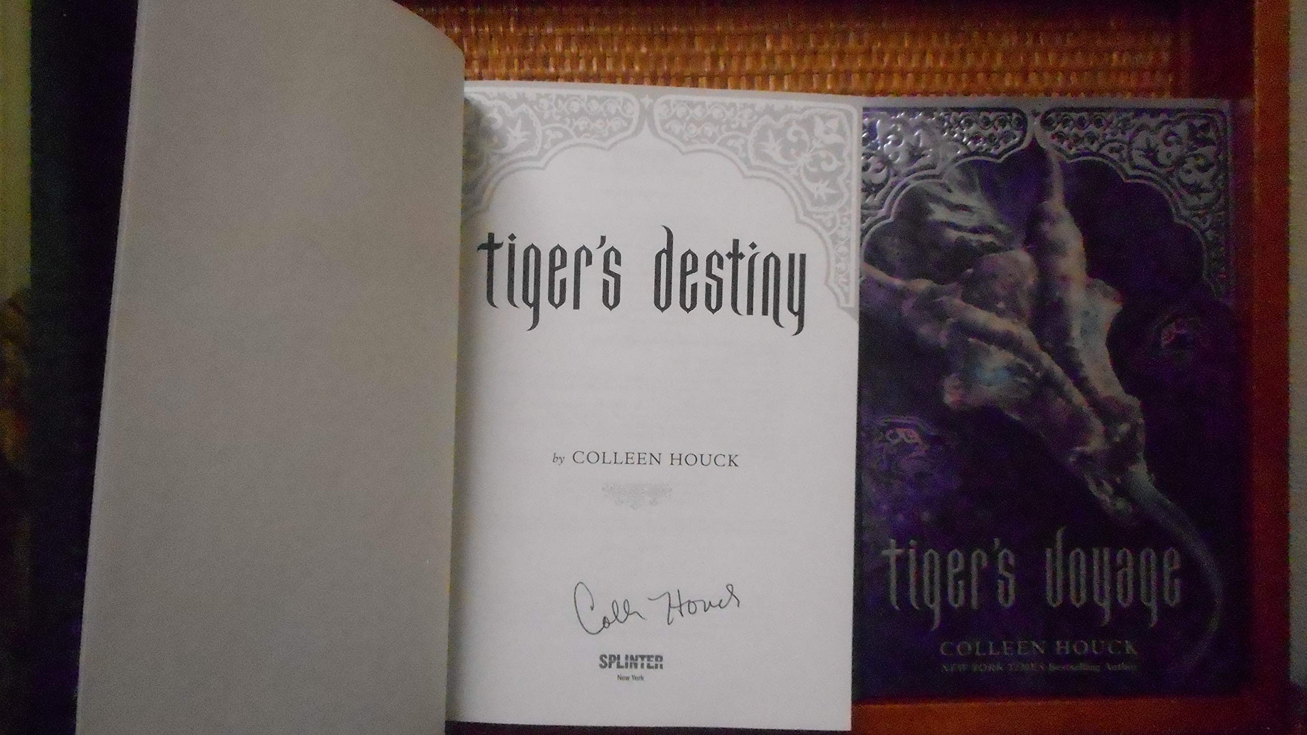 Tiger's Curse Series (Tiger's Curse, Quest, Voyage, Destiny) 4-volume ...