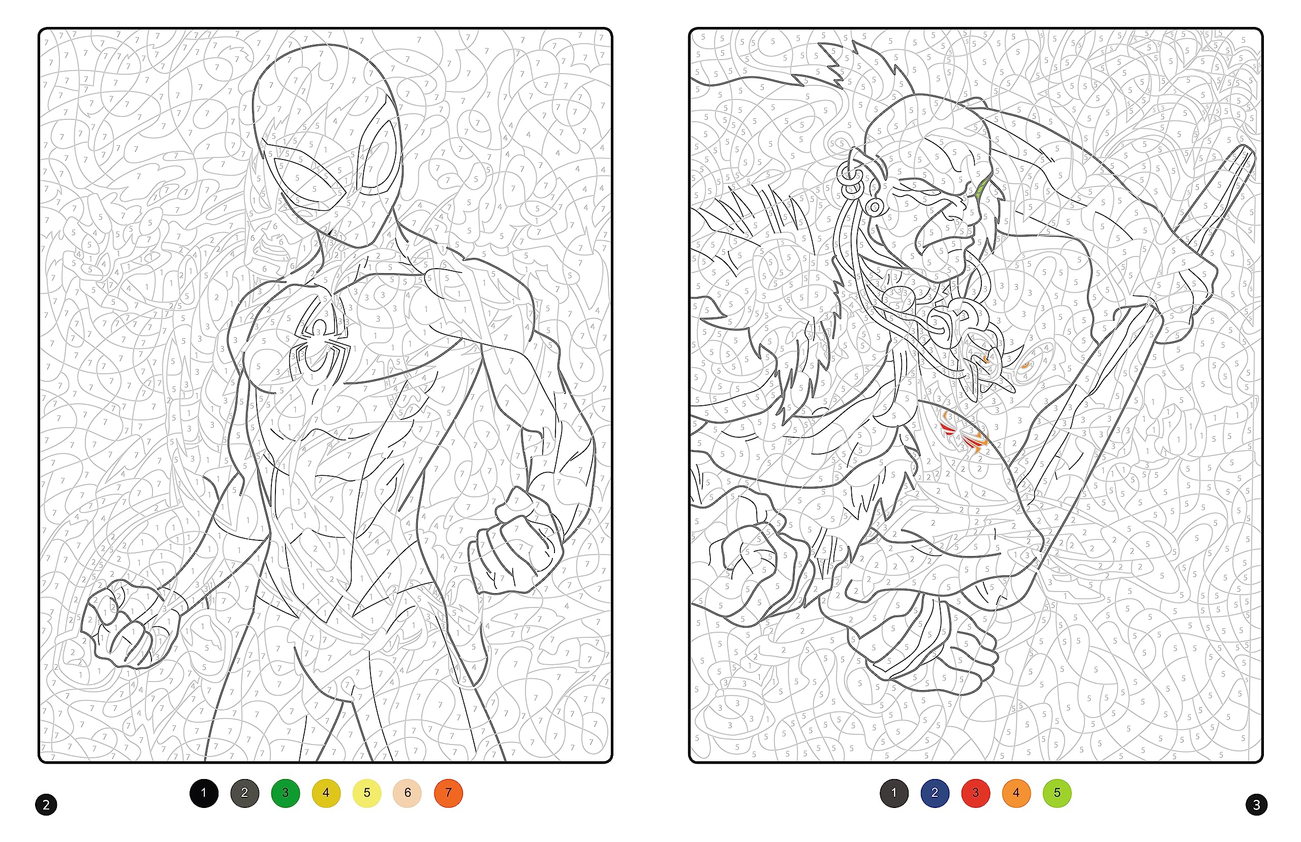 Coloriage Magique Spider Man