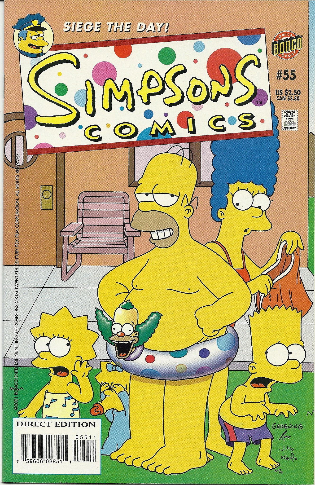 Simpsons Comics #55 book cover
