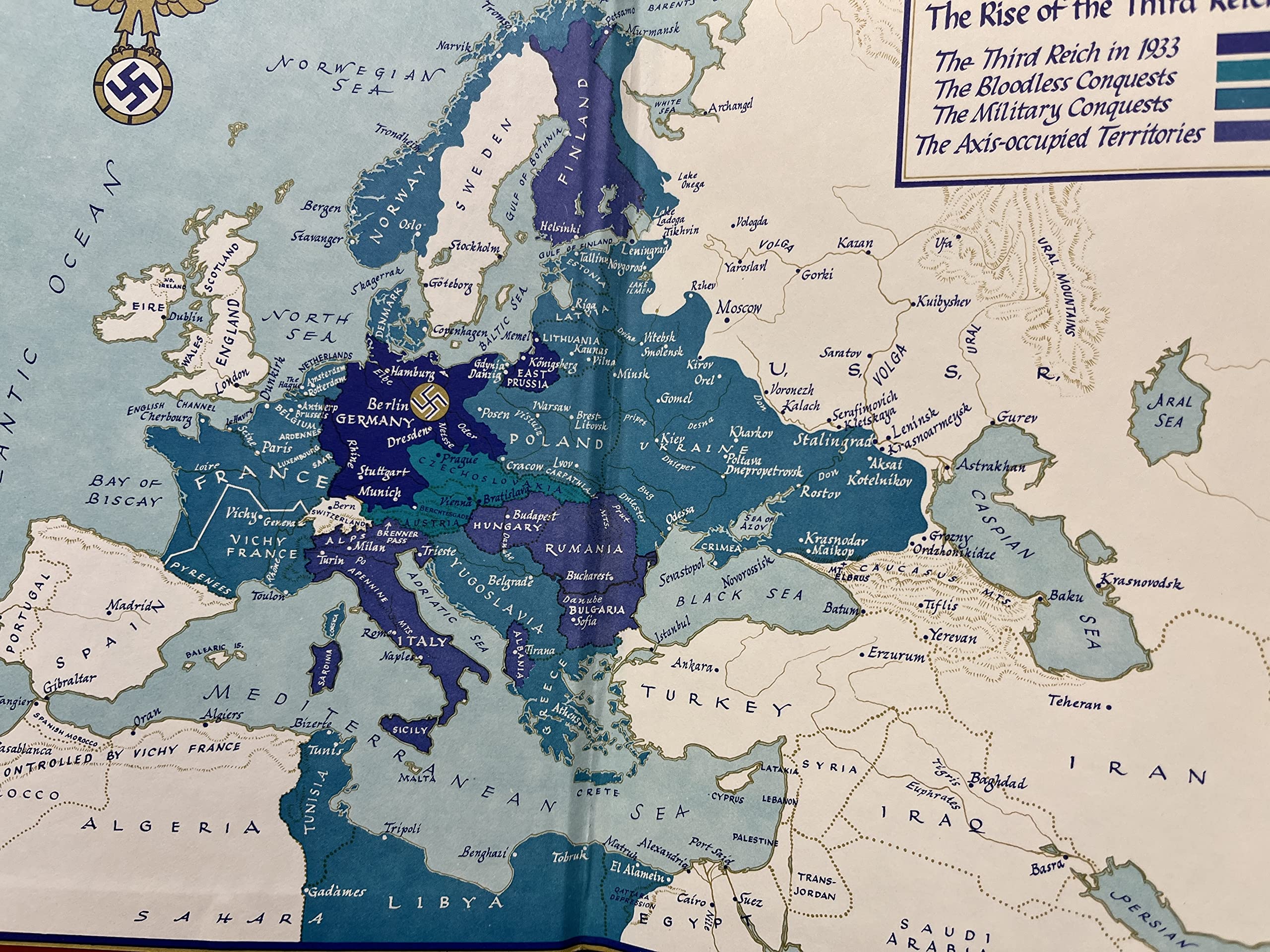 The Rise and Fall of the Third Reich book cover