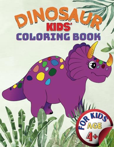 Dinosaur Kids Coloring Book: Explore the Ancient World with Engaging ...
