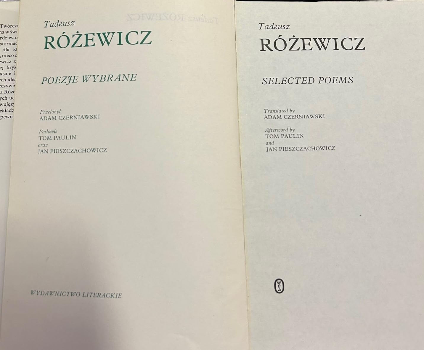 Poezje Wybrane by Tadeusz Różewicz | Goodreads