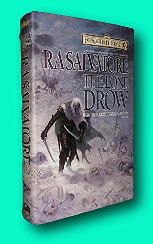 Rare R A Salvatore / LONE DROW Forgotten Realms the Hunter's Blades Trilogy 1st ed [Hardcover] Salvatore, R.A