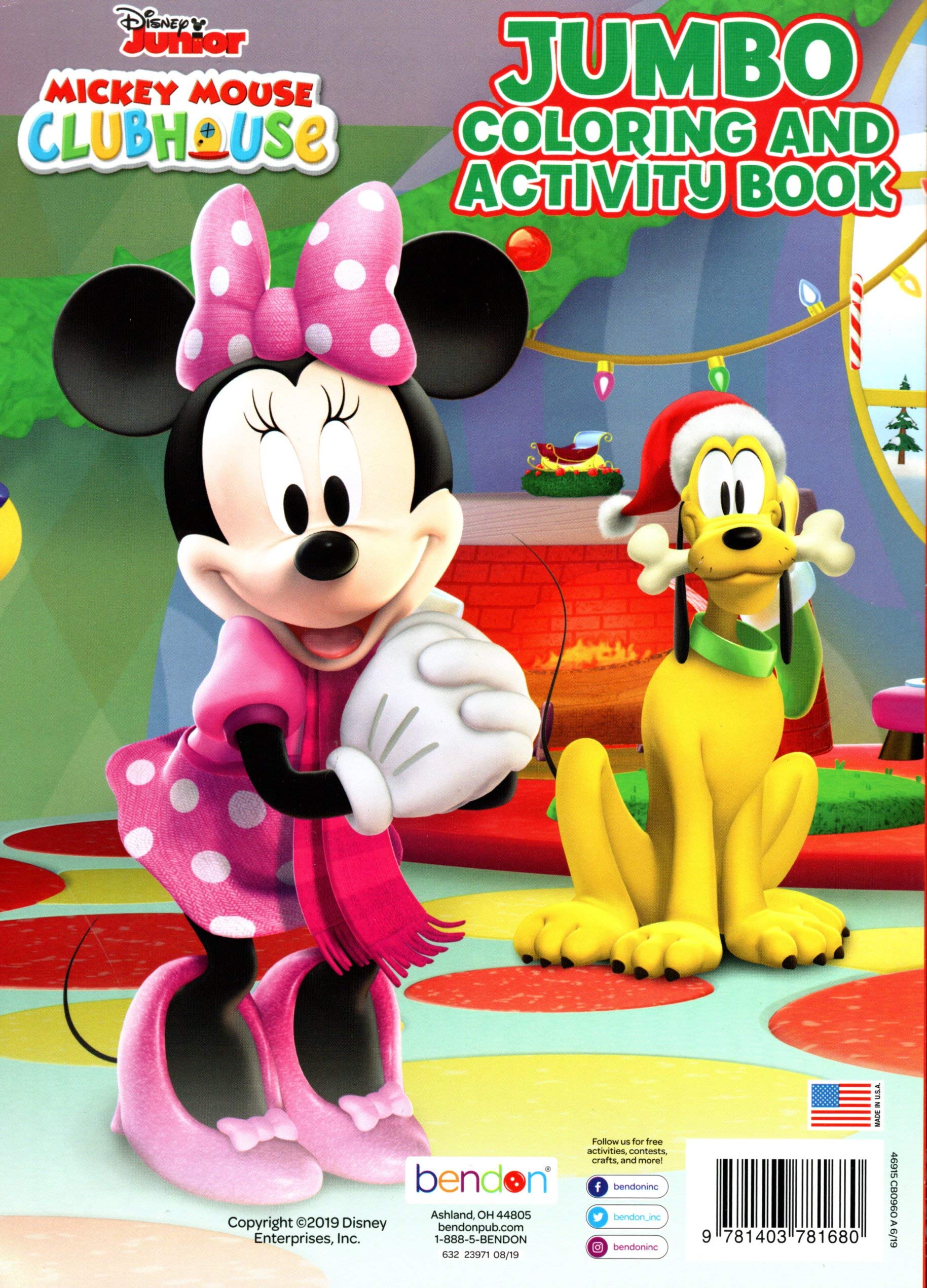 Disney Junior Mickey - Christmas Edition Holiday - Jumbo Coloring ...