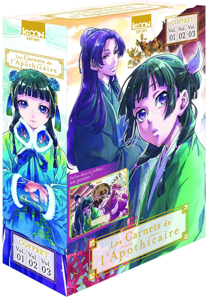 Coffret Les Carnets de l'apothicaire vol. 1 à 3 book cover
