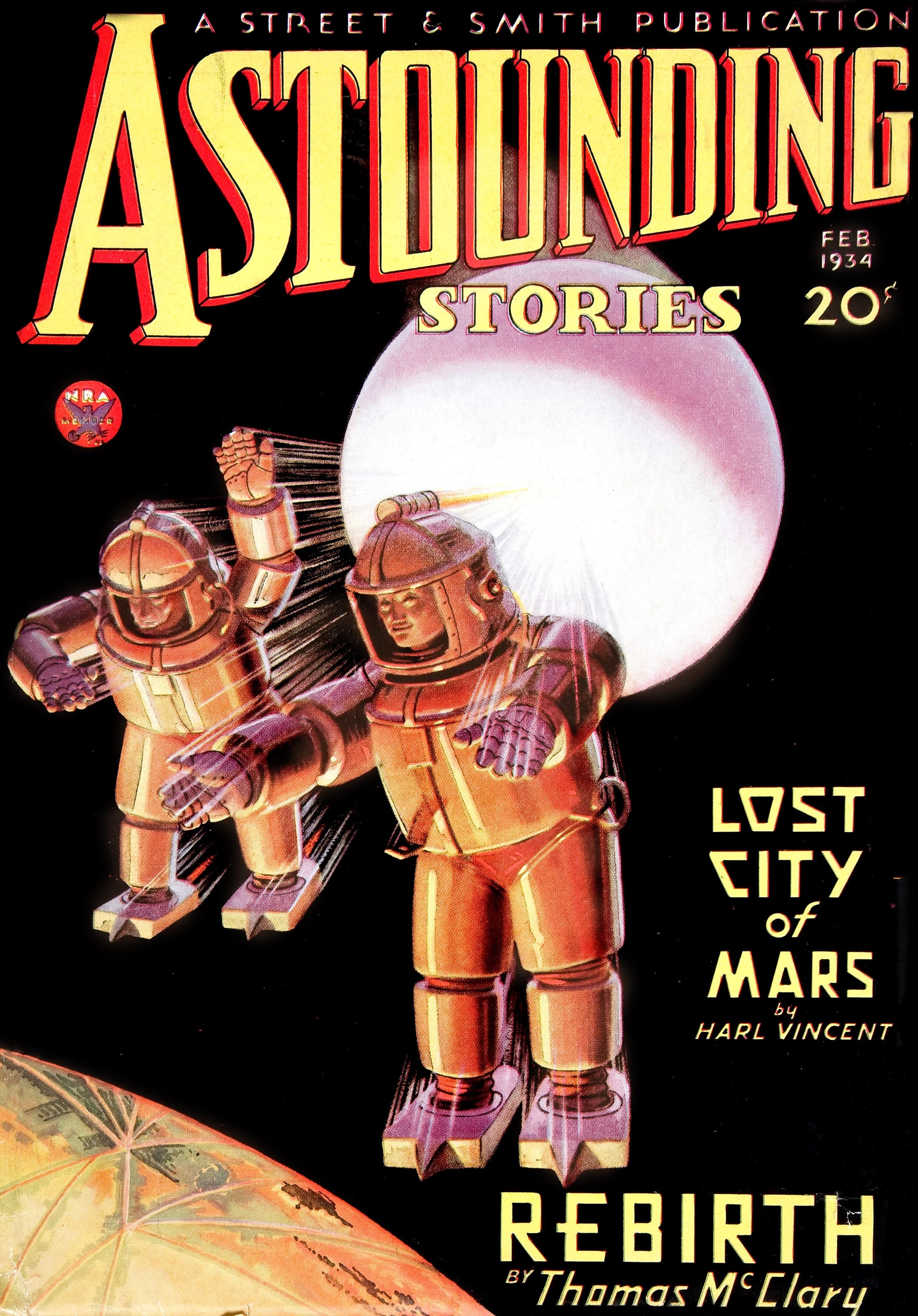 Astounding Stories, February 1934 book cover
