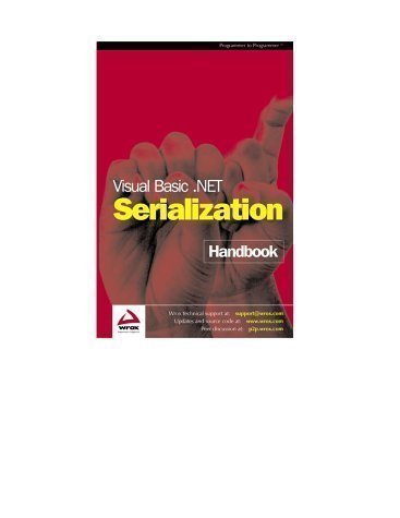 Visual Basic.NET Serialization Handbook illustrated Edition by Olsen ...