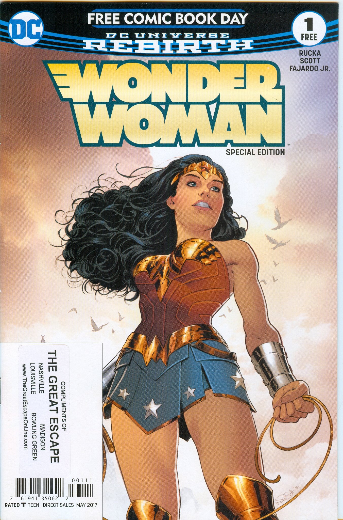 Wonder Woman FCBD May 2017 book cover