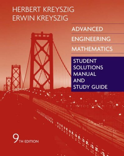 Advanced Engineering Mathematics, Student Solutions Manual and Study ...