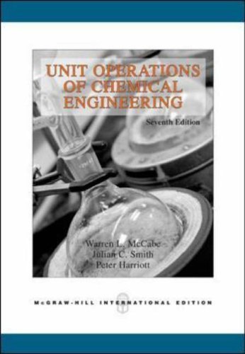 [Unit Operations of Chemical Engineering, 7th Edition] [By: McCabe ...