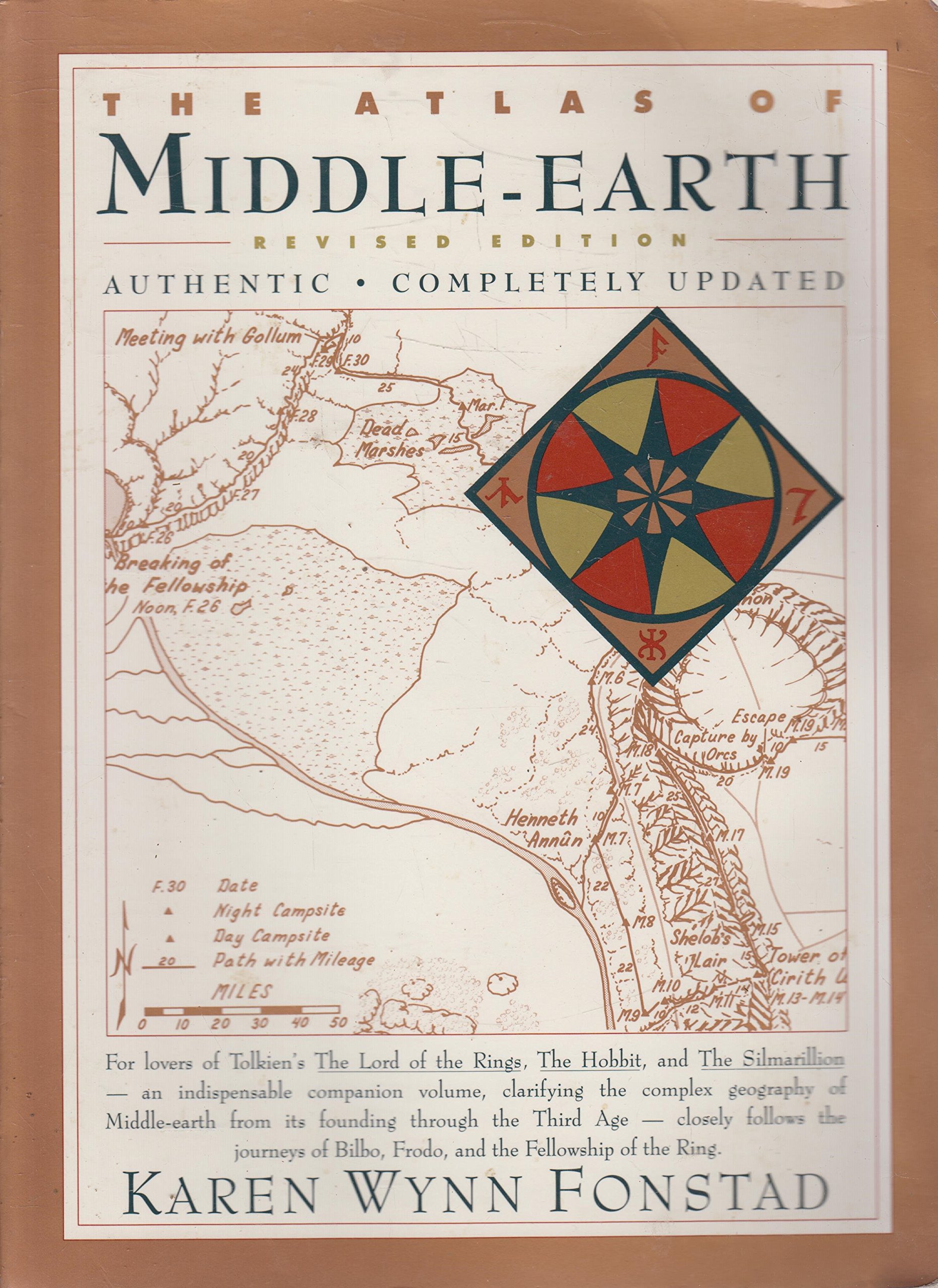 The Atlas of Middle-Earth: Revised Edition by Karen Wynn Fonstad ...