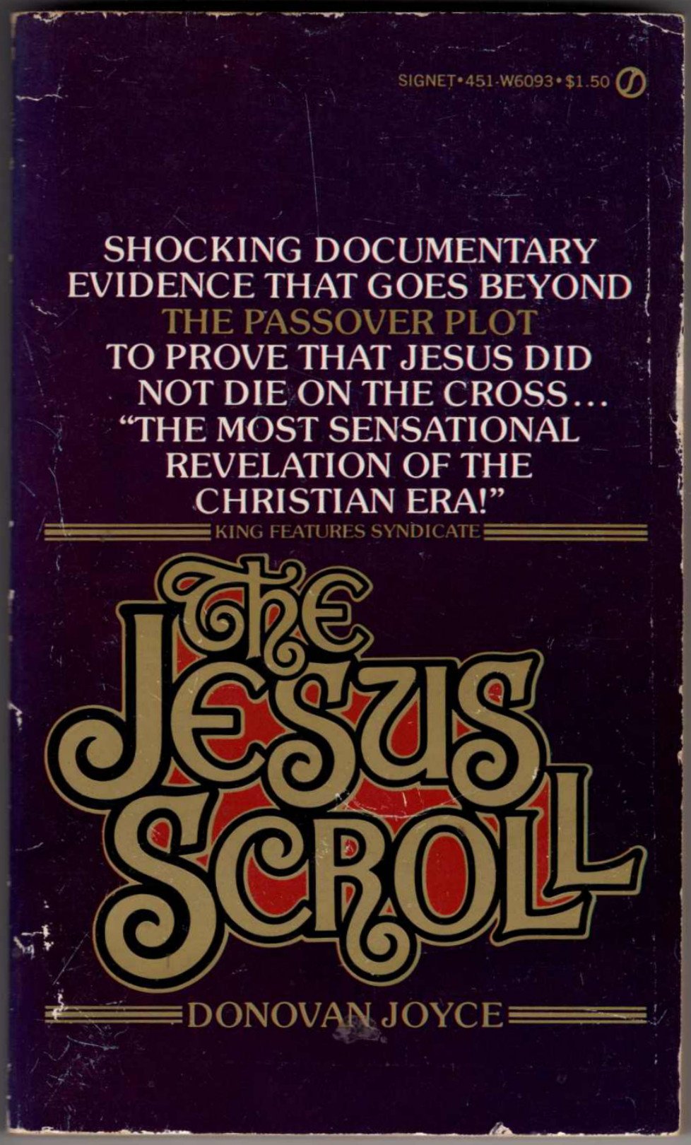 The Jesus Scroll by Donovan Joyce Goodreads