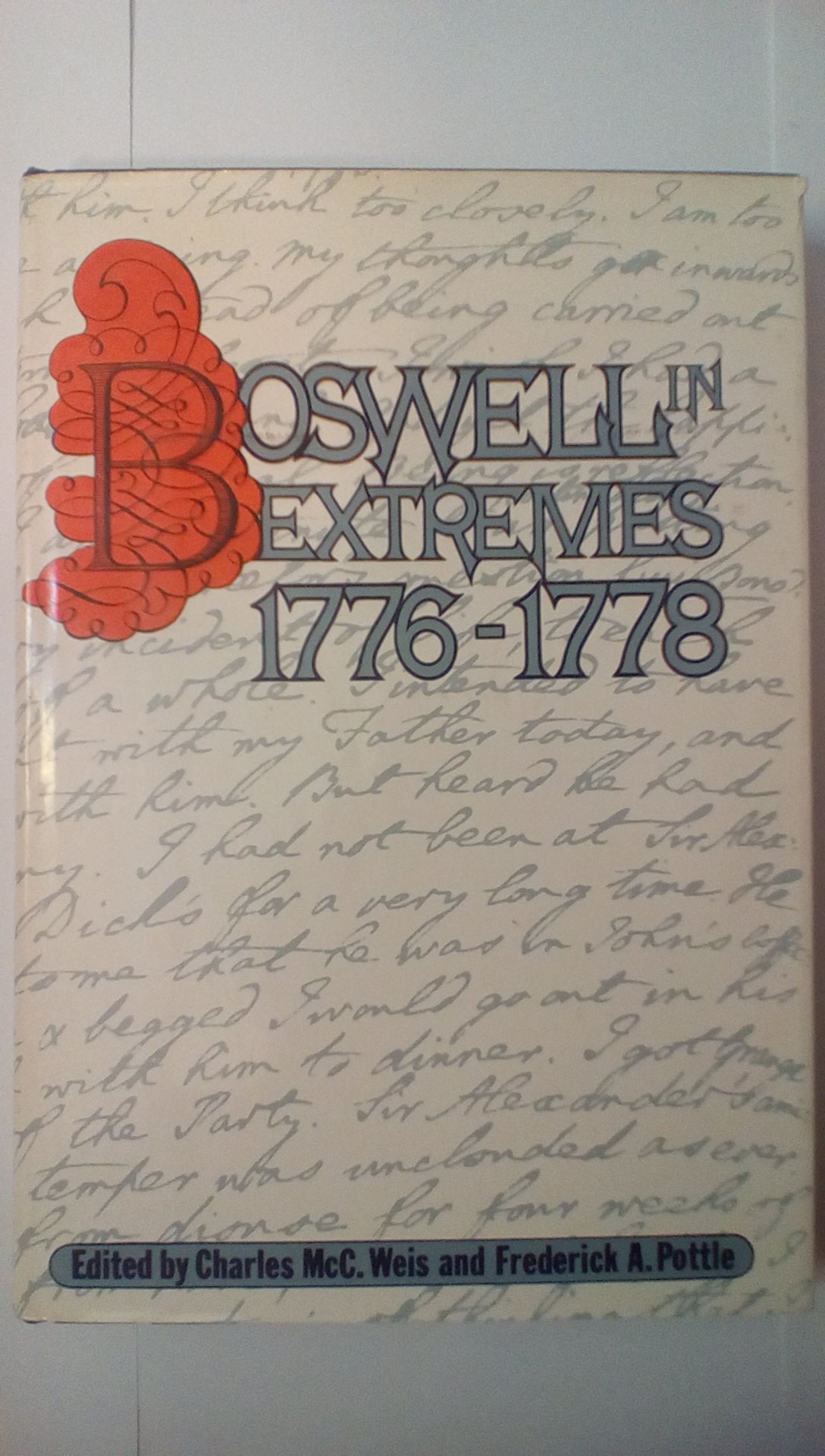 Boswell in Extremes, 1776-78 book cover