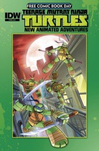 Teenage Mutant Ninja Turtles New Animated Adventures FCBD 2013 book cover