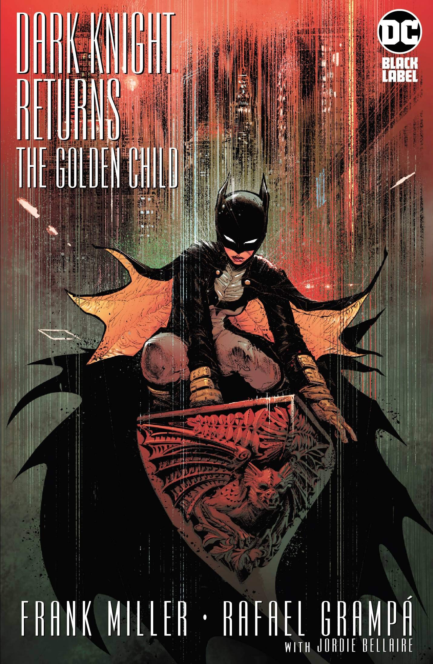 Dark Knight Returns The Golden Child #1 Molotov Coctail Variant book cover