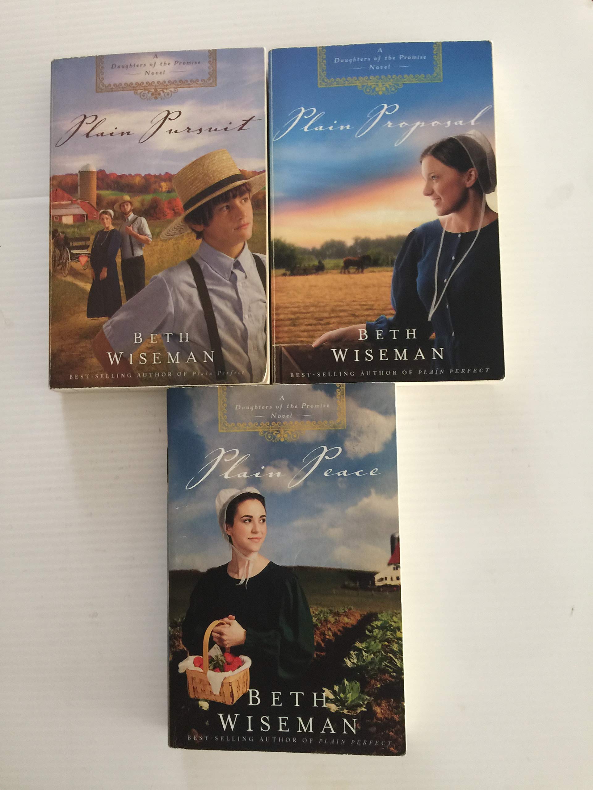 3 Books! 1) Plain Pursuit 2) Plain Proposal 3) Plain Peace by Beth