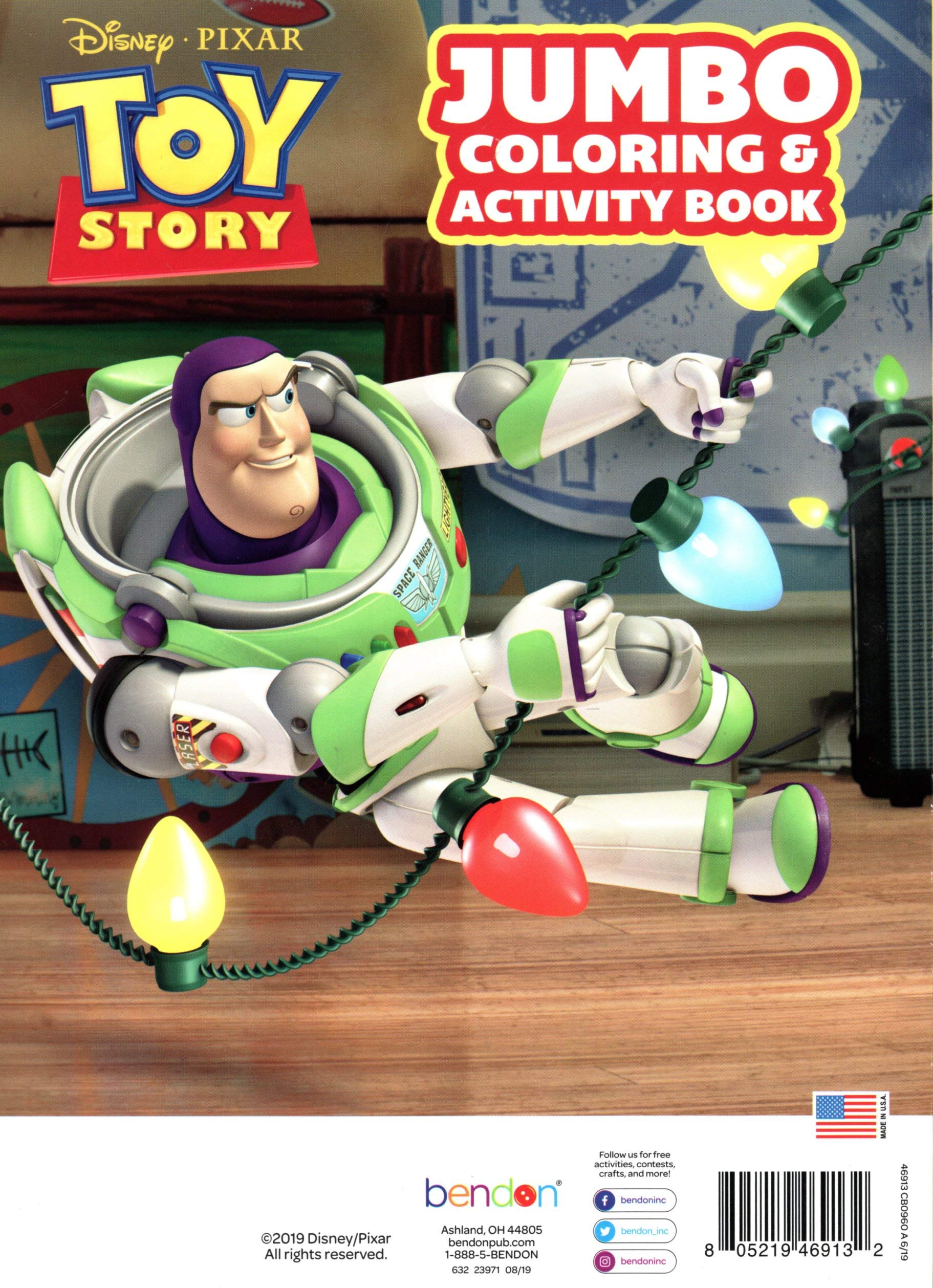 Disney Toy Story Jumbo Coloring & Activity Book 2 by Walt Disney