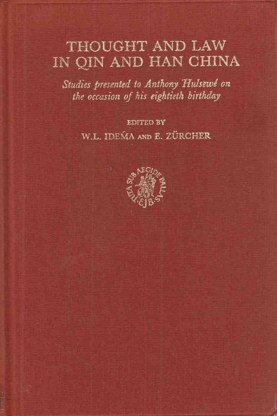 Thought and law in Qin and Han China book cover