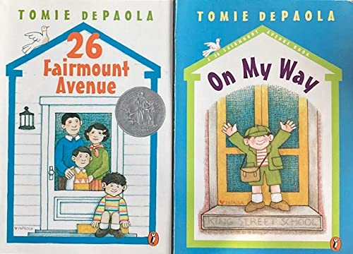 Tomie DePaola 2 Book Set - 26 Fairmont Avenue & On My Way book cover