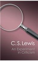 An Experiment in Criticism (Canto Classics)