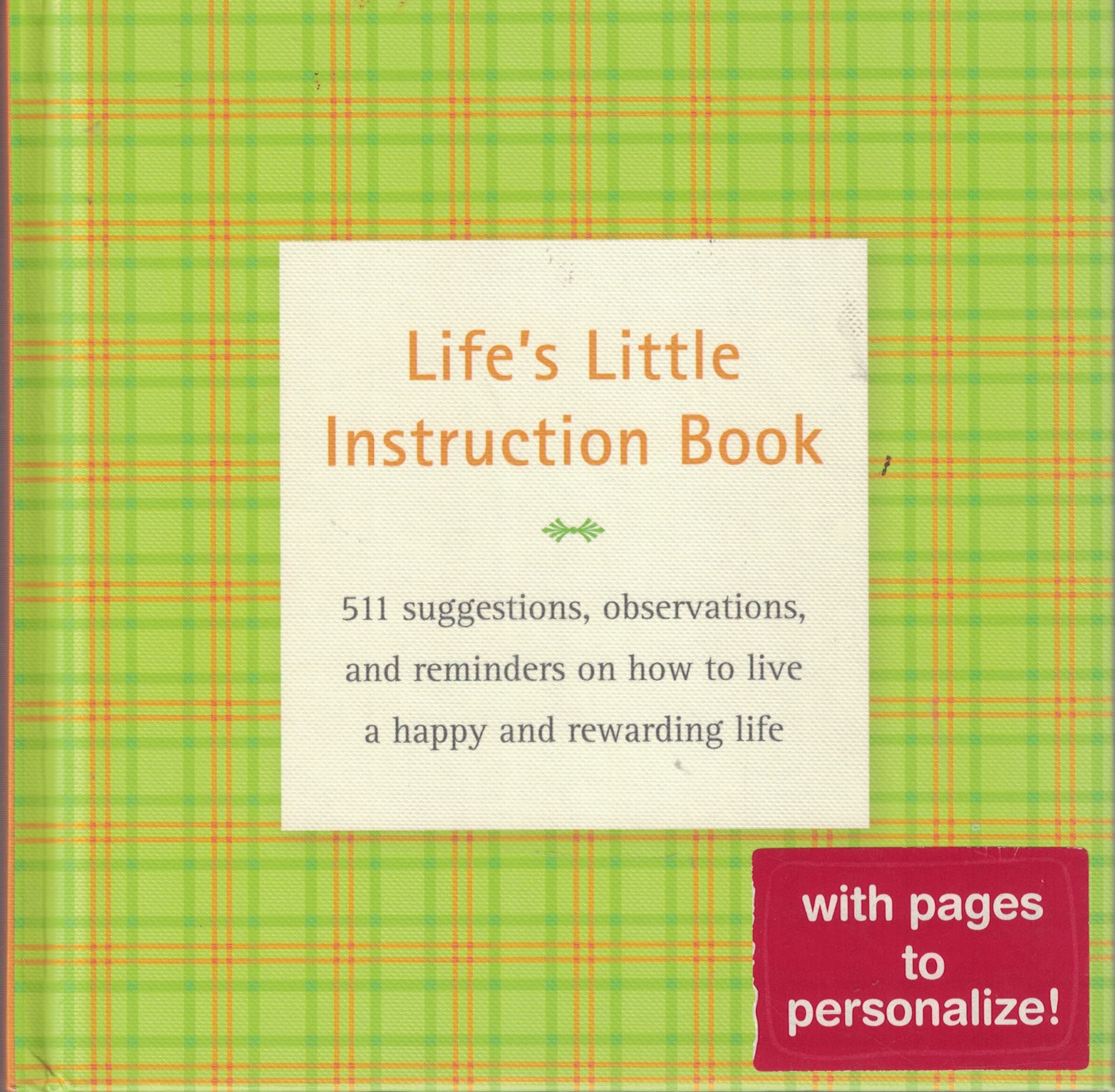 Life's Little Instruction Book by H Jackson Brown Jr Goodreads