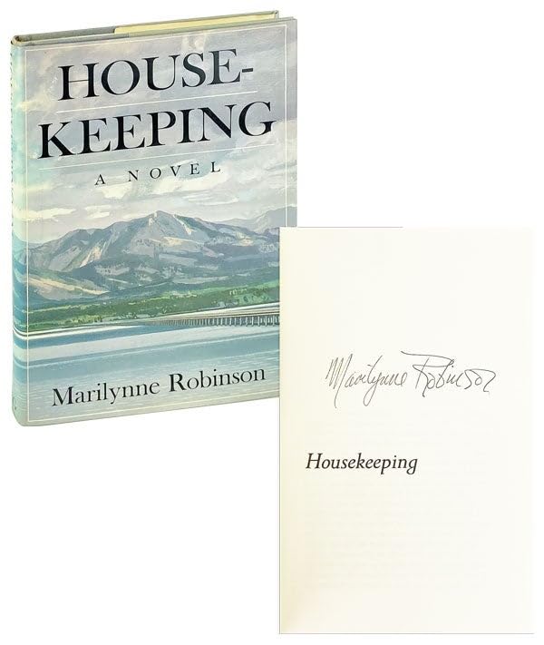 Housekeeping [Signed] by Marilynne Robinson Goodreads