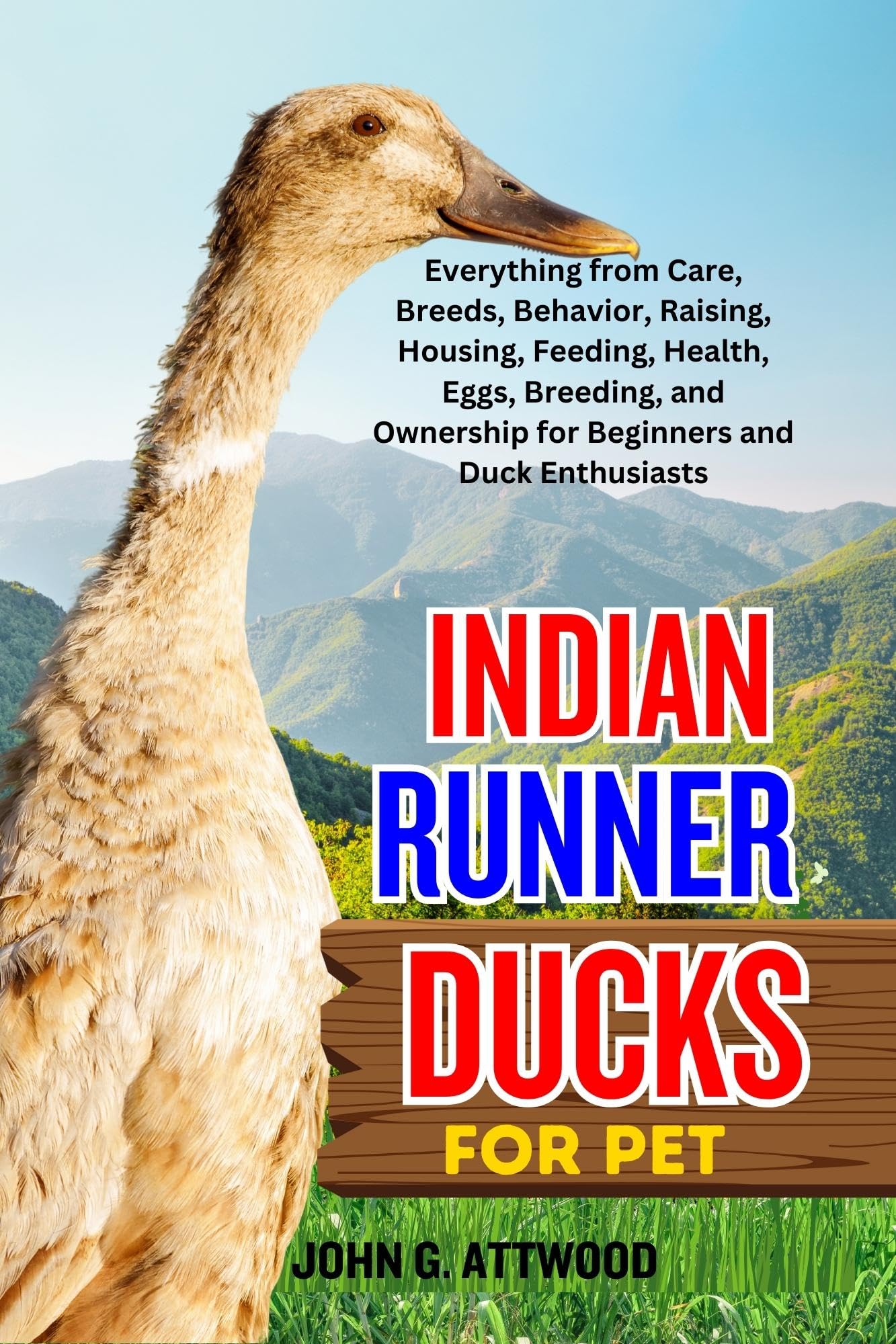 INDIAN RUNNER DUCKS FOR PET Everything from Care, Breeds, Behavior