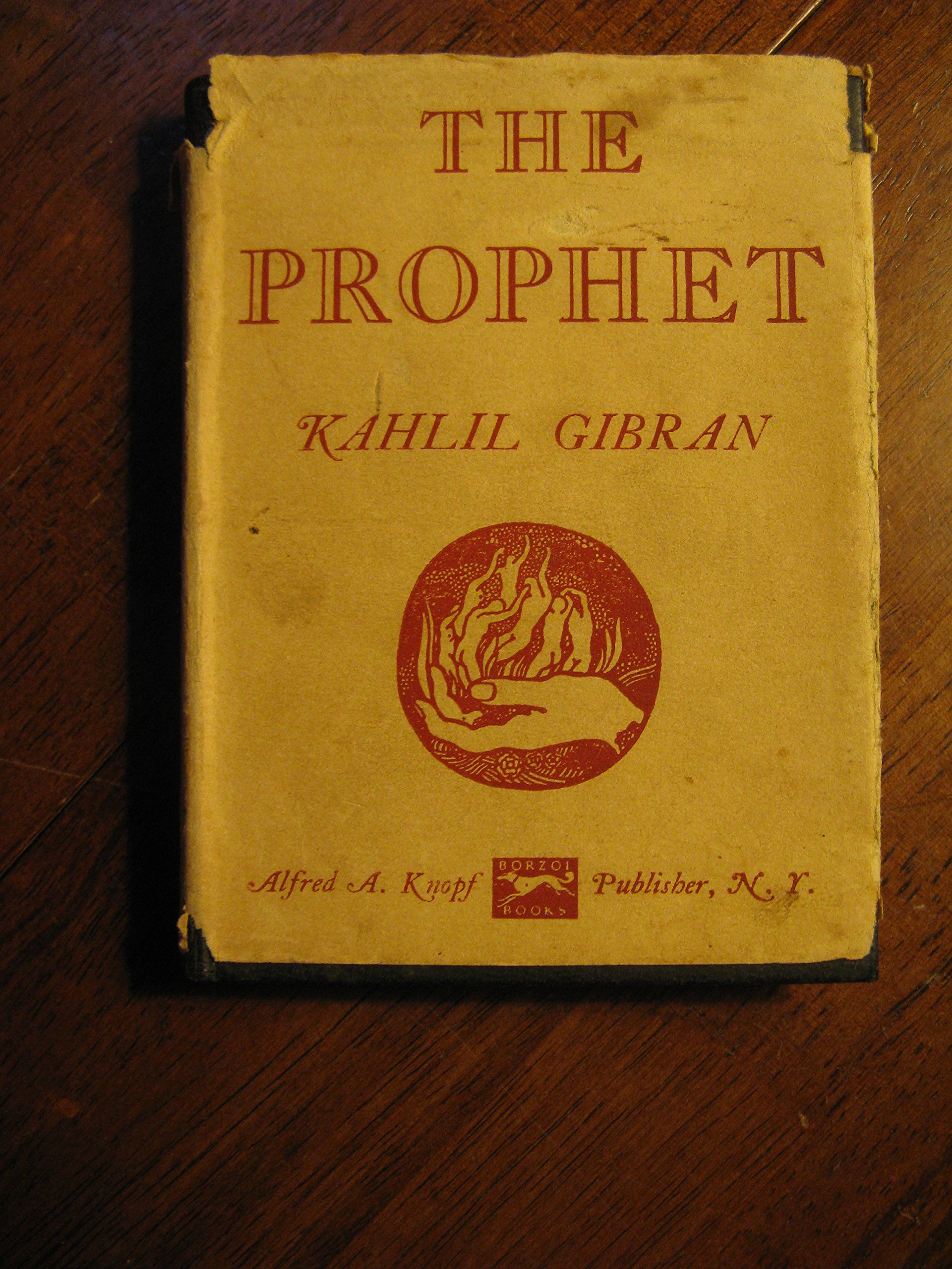 The Prophet by Kahlil Gibran 1957 Pocket Edition (Hardcover) Alfred A ...