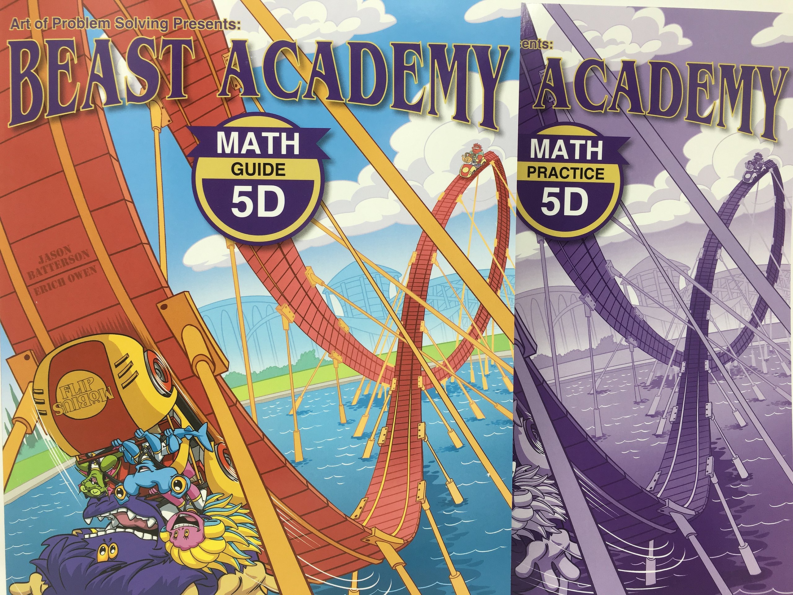 Beast Academy 5D Guide and Practice 2-Book Set by Jason Batterson ...